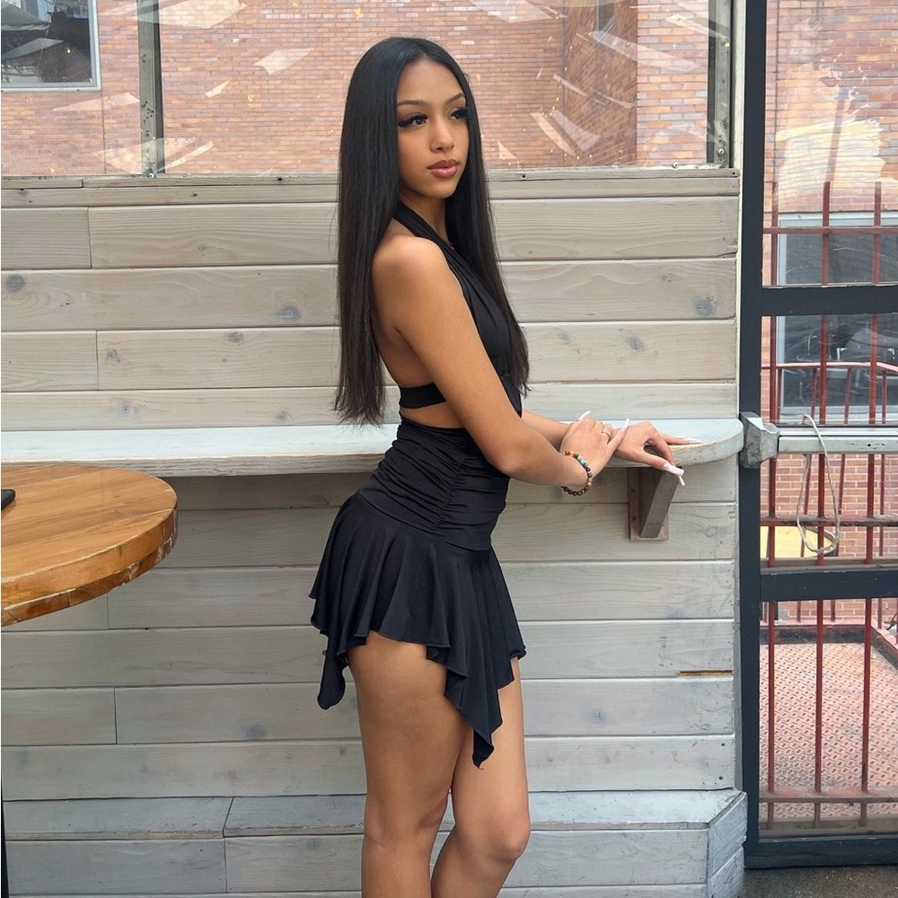 Black fashionnova mini dress